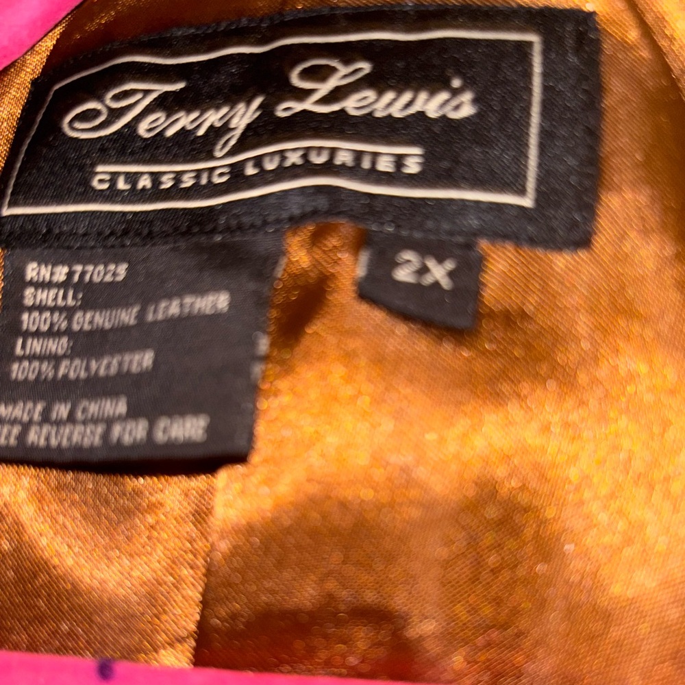 Terry Lewis Classic Luxuries Leather Jacket